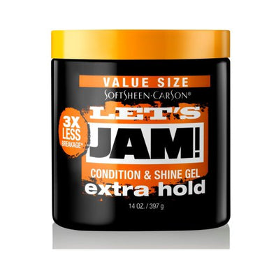SoftSheen-Carson Let's Jam! Condition & Shine Gel - Extra Hold – 14 oz - ANNS BEAUTY SUPPLY